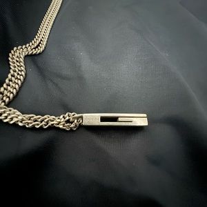 Gucci branded G necklace 925 14.8g silver